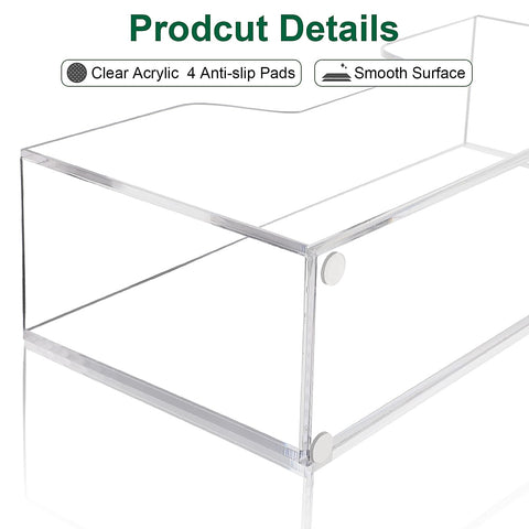 Douildhaiy napkin organizer with non-slip feet keeps surfaces scratch-free