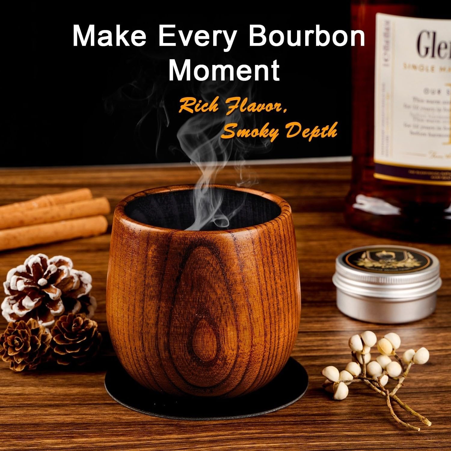 DouMmantn stainless steel whiskey stones—keep drinks cool without dilution.
