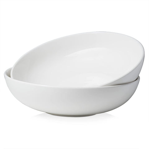 DOWAN 11.5-inch serving bowls offer generous capacity for family salads.