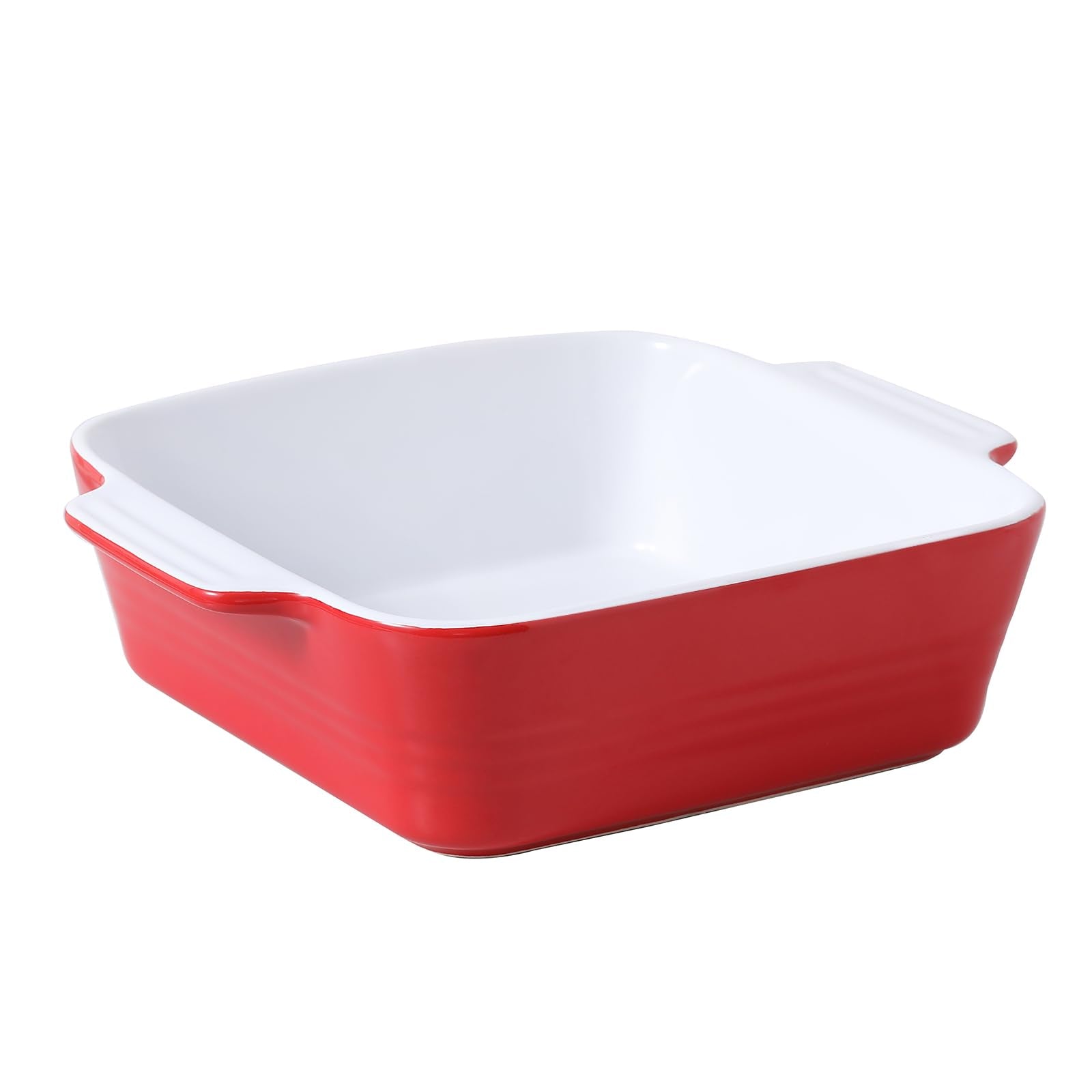 DOWAN 8x8 ceramic baking dish for even heating and versatile servings.
