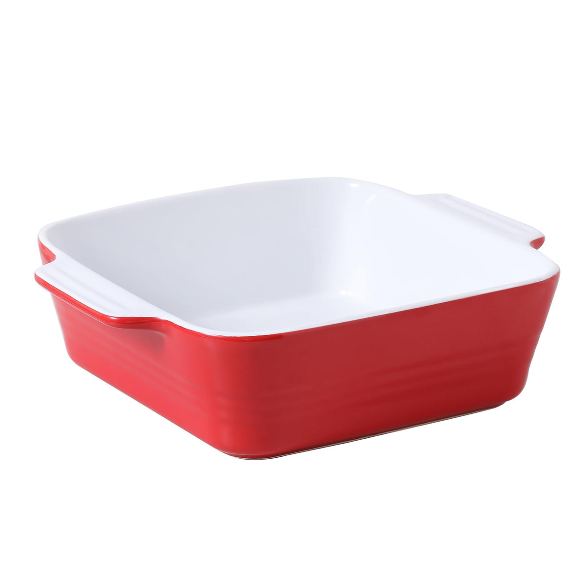 DOWAN 8x8 ceramic baking dish for even heating and versatile servings.