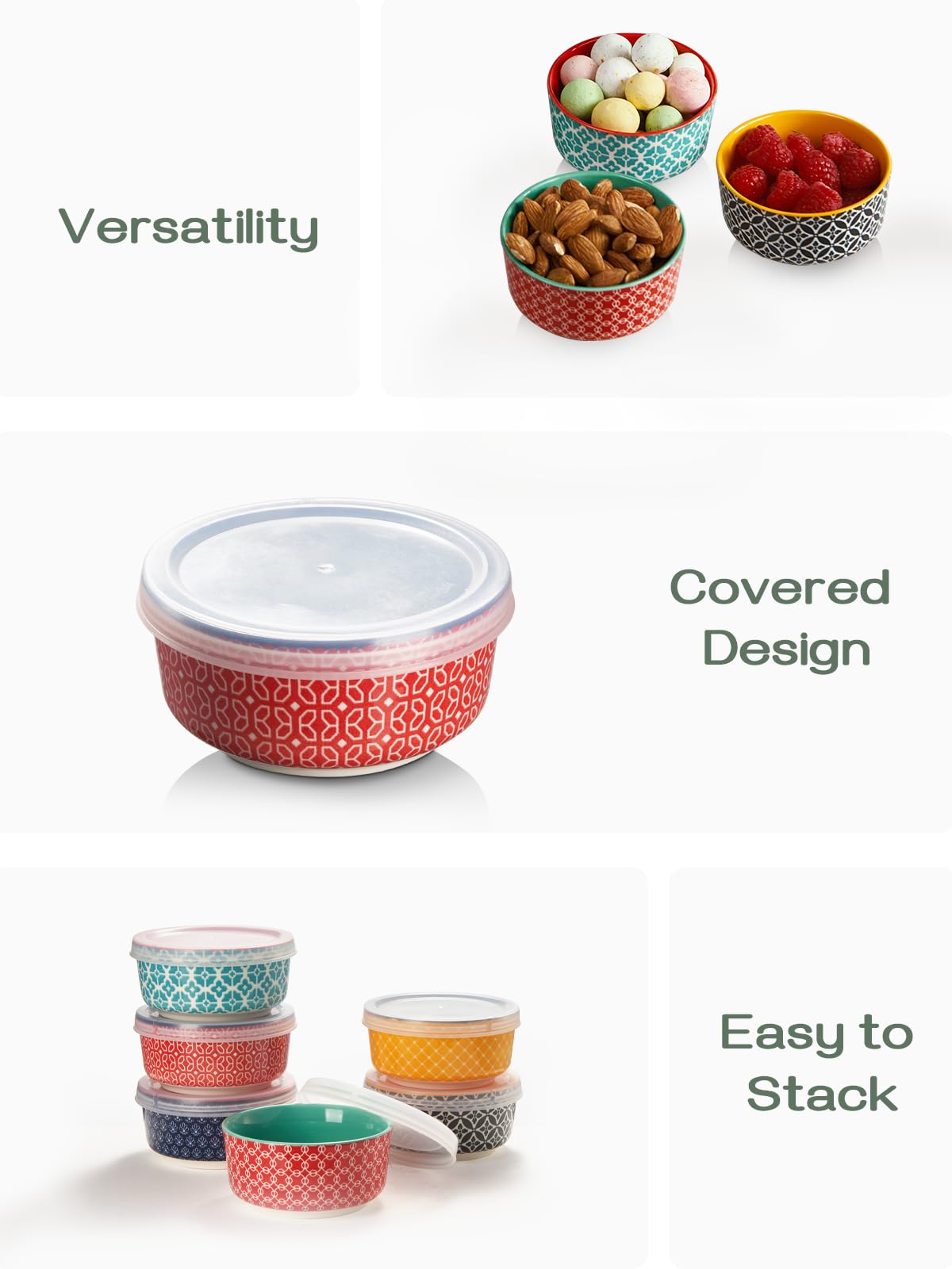 DOWAN bone china bowls showcasing durability and chip resistance.