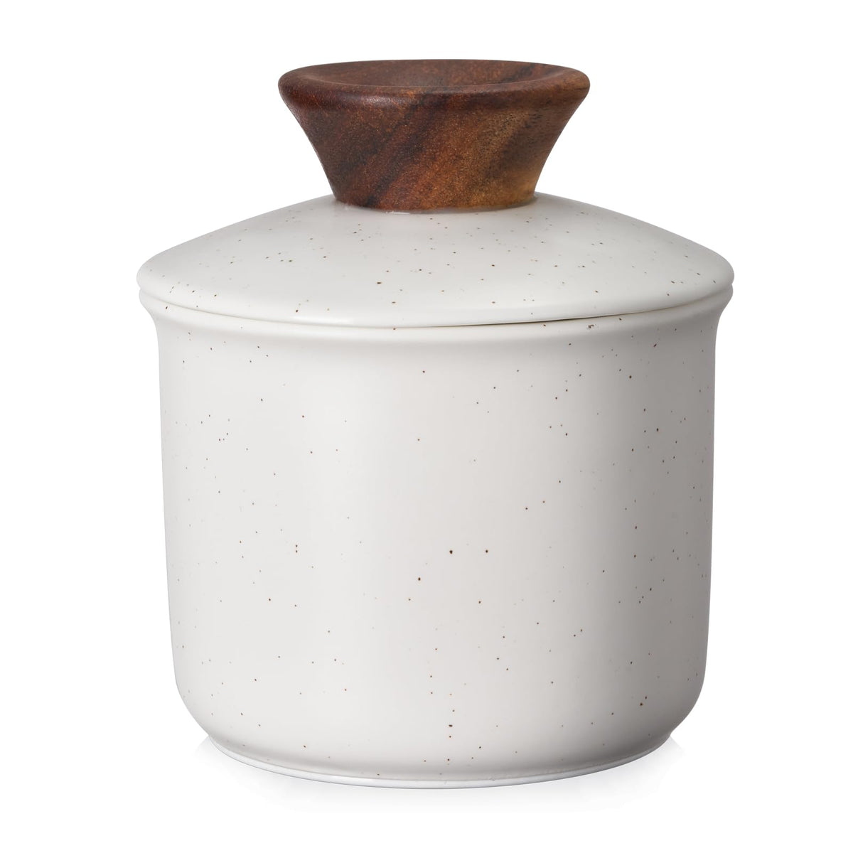Dowan butter crock with waterline maintains ideal softness for easy spreading