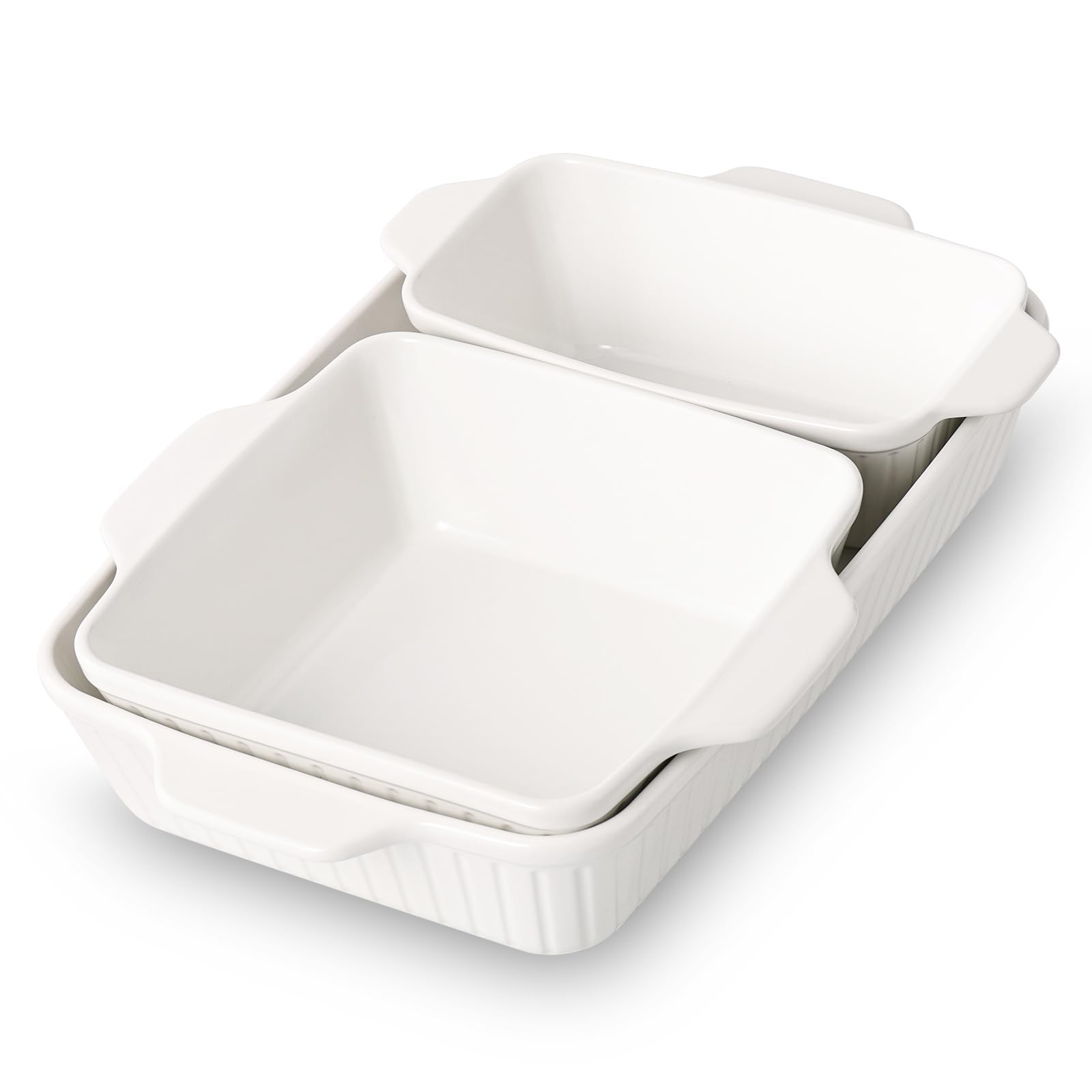 DOWAN casserole set with three pans for versatile oven meals.