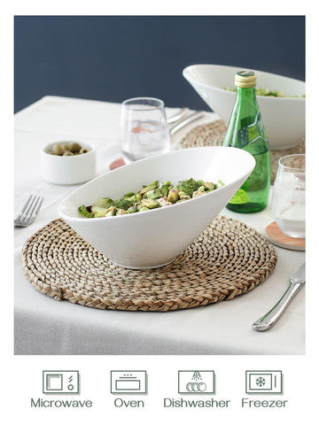DOWAN ceramic white bowls designed for daily dining and easy cleanup.