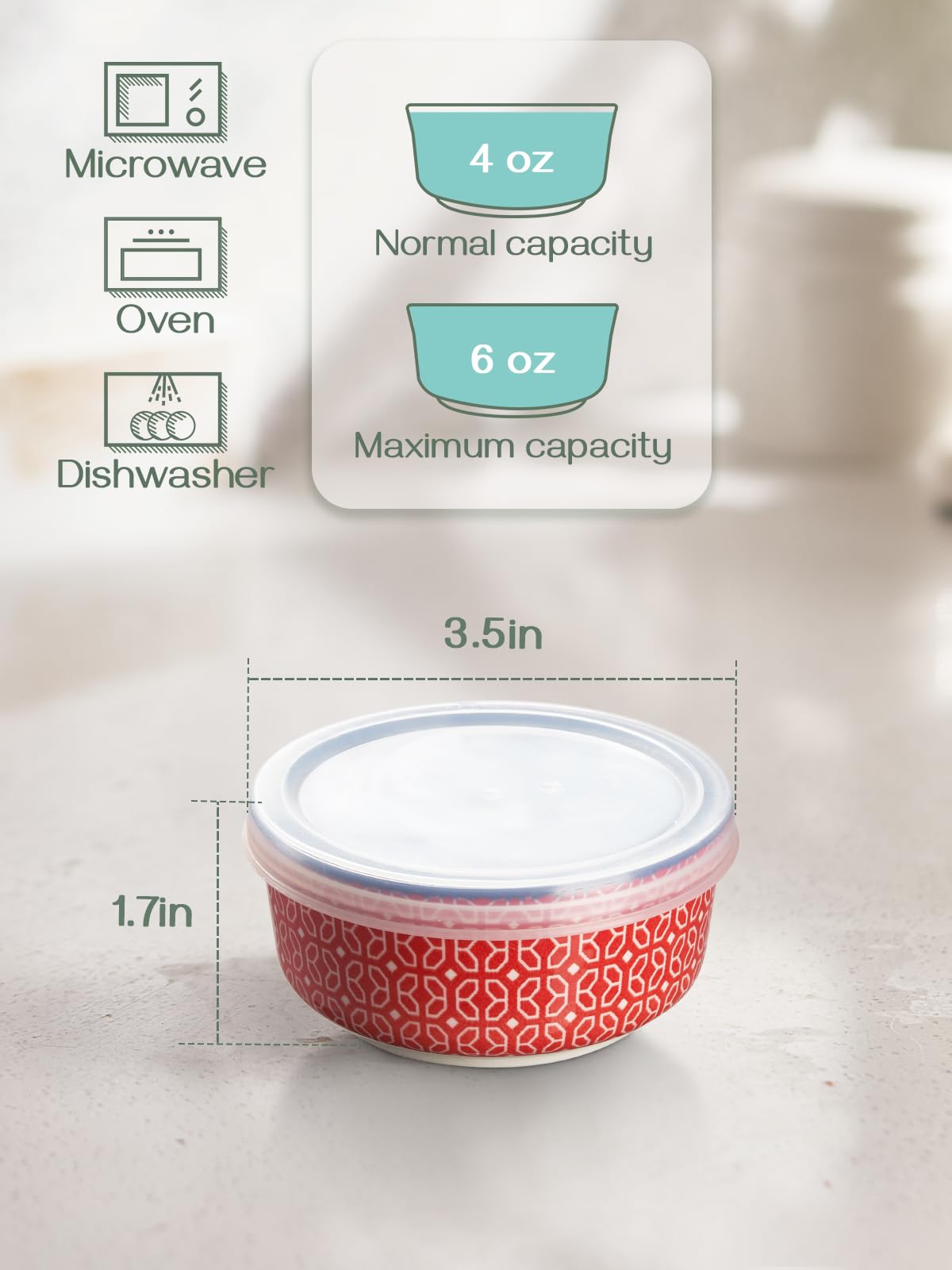 DOWAN dipping bowls with geometric patterns add stylish serving to your table.