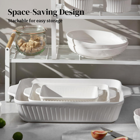 DOWAN bakeware is dishwasher safe for convenient cleanup.