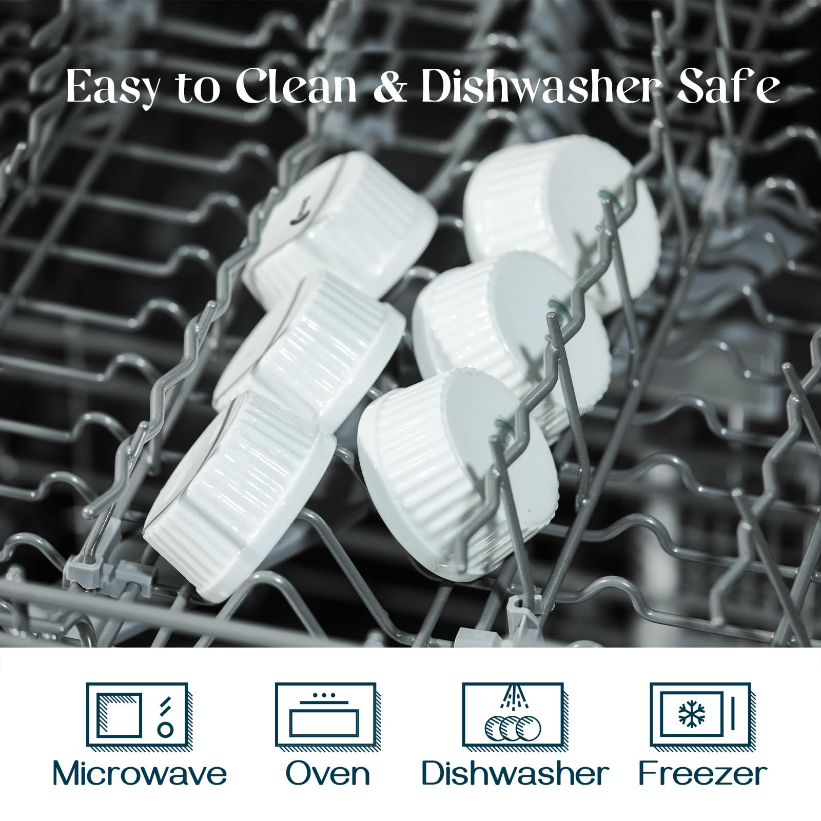 DOWAN easy-clean glaze makes rinsing quick after service