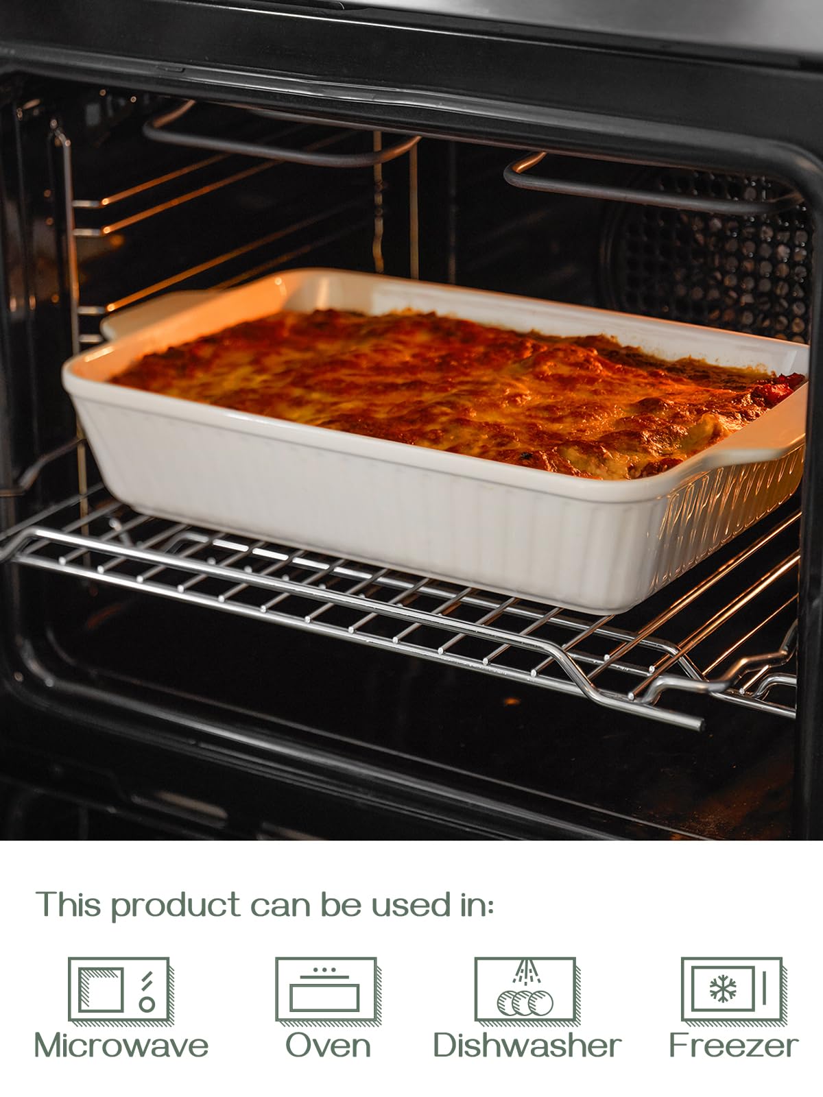 DOWAN easy-clean glaze supports quick cleanup after cooking.