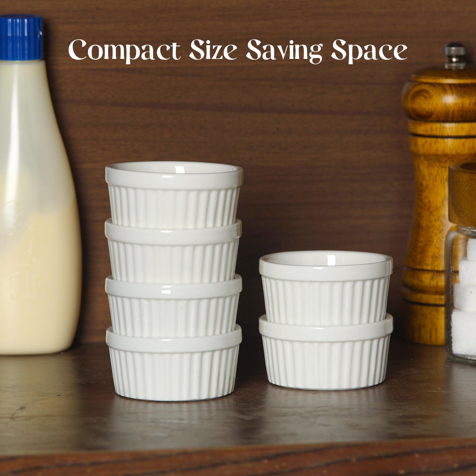 DOWAN elegant soft white design enhances casual and formal dining