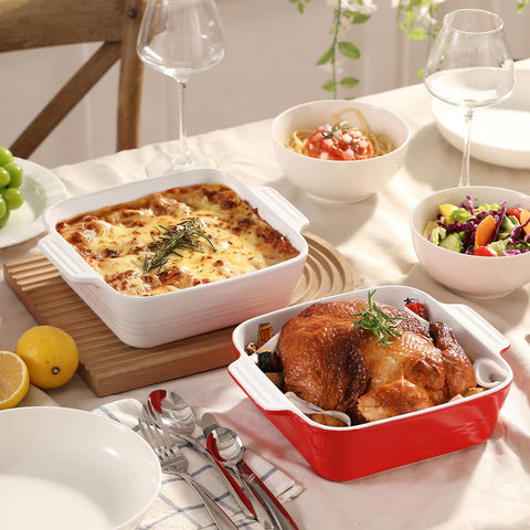 DOWAN gift-ready ceramic bake dish suitable for weddings or housewarmings.