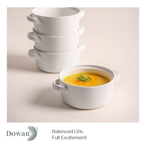 Gift-ready DOWAN soup bowls set for family dinners.