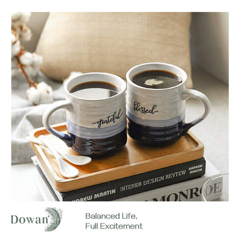 Dowan glossy glaze creates a vibrant, durable finish for kitchen shelves