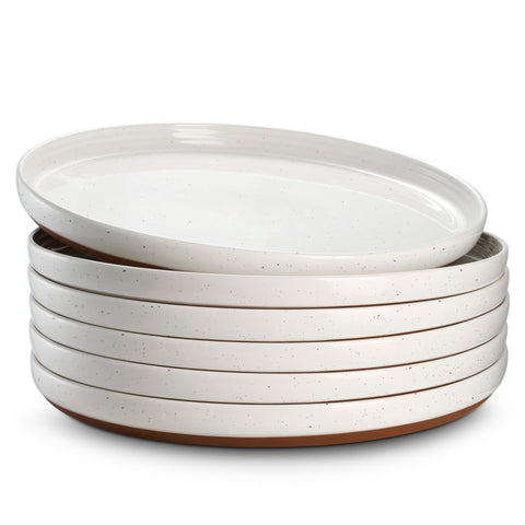 DOWAN large-dinner-plate-10-5-inch ideal for family meals and pasta.