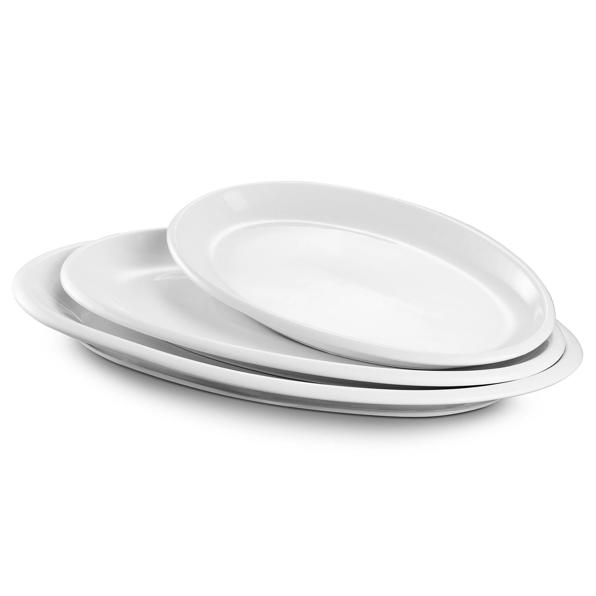 DOWAN large oval platter 16-inch for elegant appetizers and desserts.