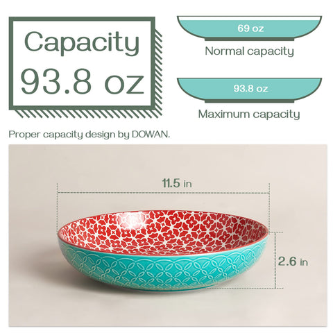 Dowan blue bowl enhances table presentation for cold dishes and desserts.