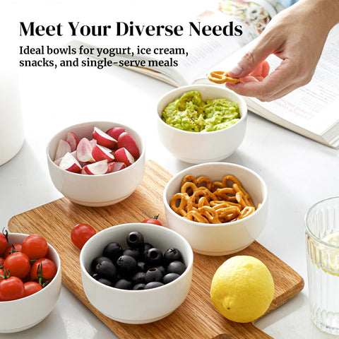 DOWAN porcelain bowls are lead- and cadmium-free for safe dining.