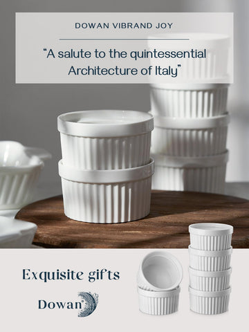 DOWAN lead-free porcelain ensures food-safe daily use.