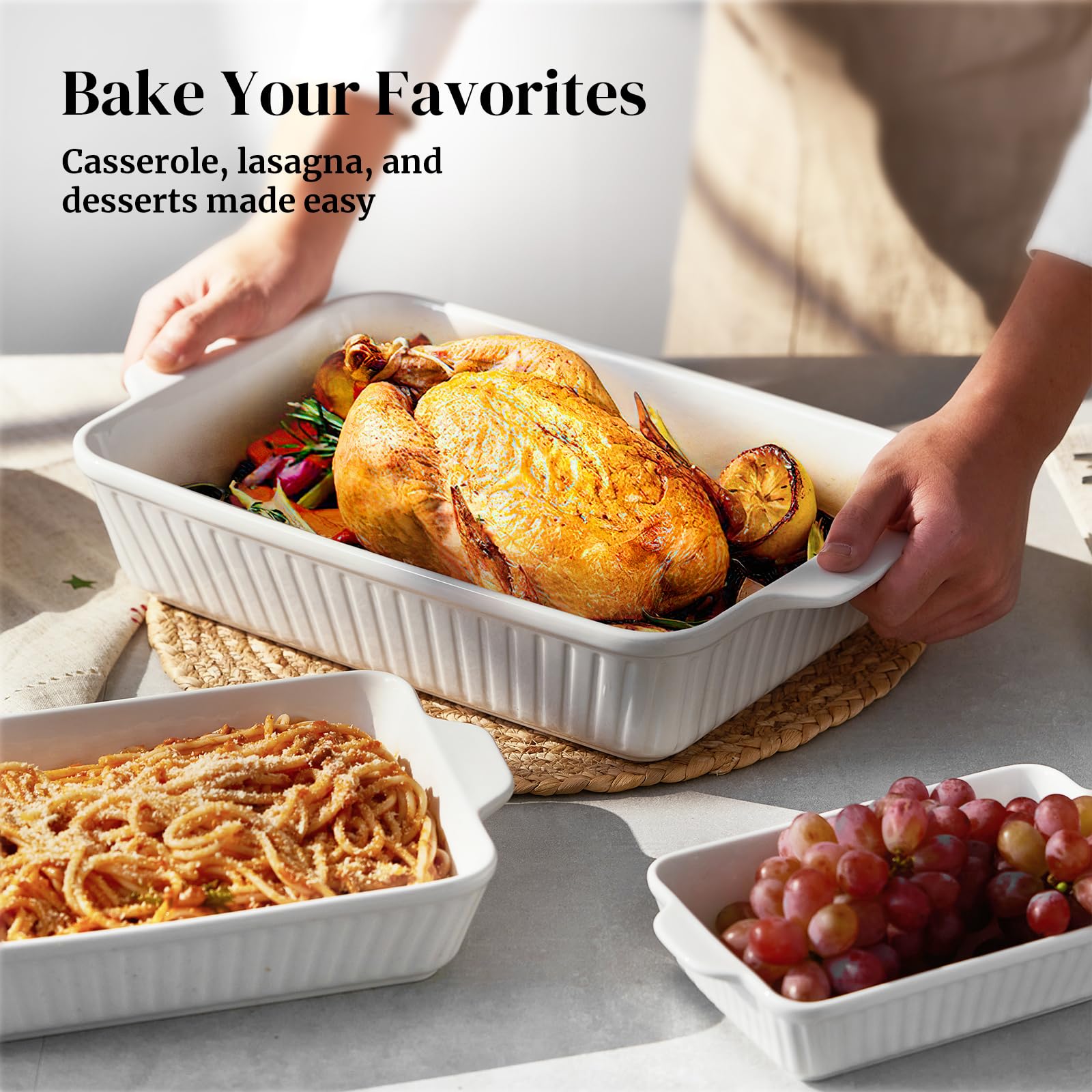 DOWAN medium baking dish perfect for family meals.