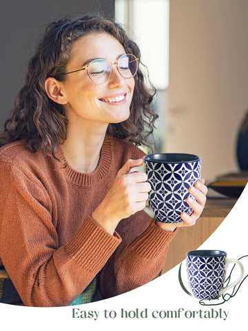 DOWAN mug features a comfortable handle and weighted base for steady use.