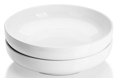 DOWAN pasta bowls 65oz set of 2, front view, ideal for generous servings.