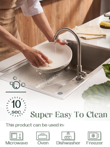 DOWAN dishwasher-safe design simplifies cleaning after meals.