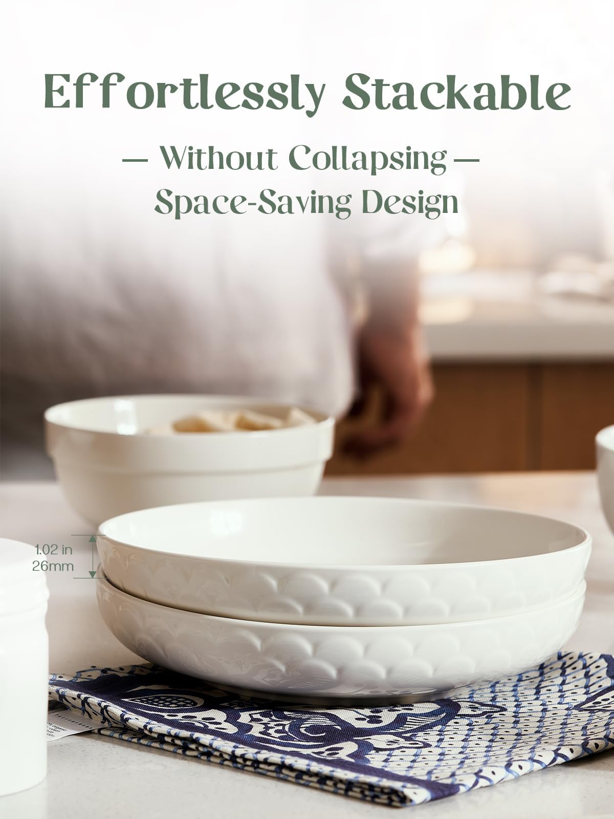 DOWAN freezer-safe bowls keep leftovers fresh.