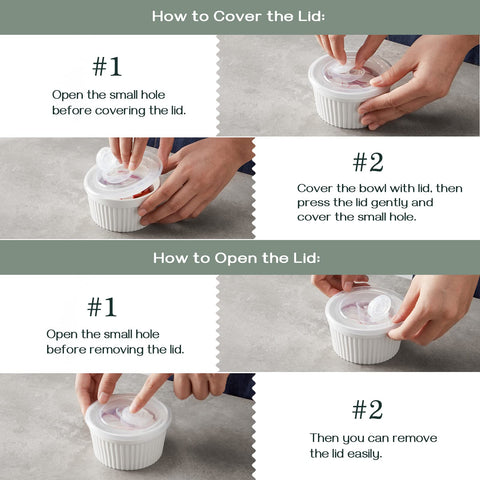 DOWAN porcelain ramekins set of six for versatile baking and entertaining.