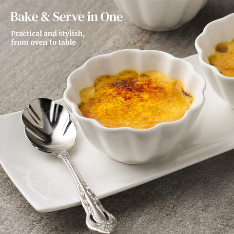 DOWAN pudding cups ceramic for single-serve desserts