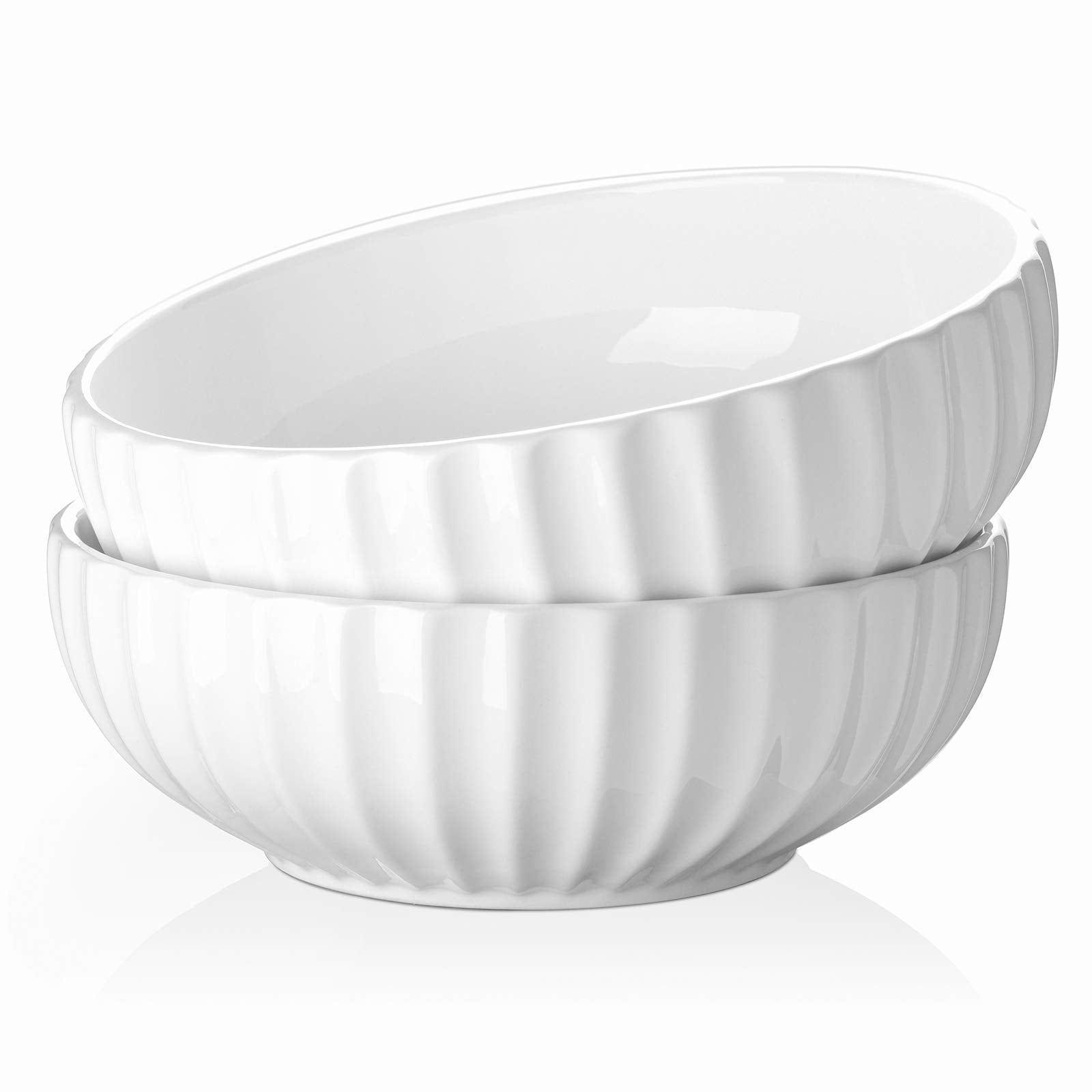 Dowan pumpkin-shaped serving bowls ideal for large salads and festive dinners