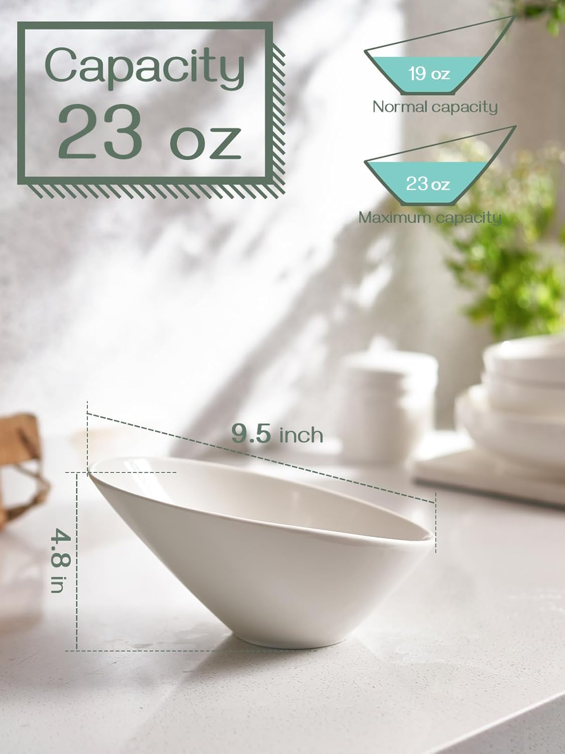 DOWAN porcelain bowls suited for restaurant service and home entertaining.