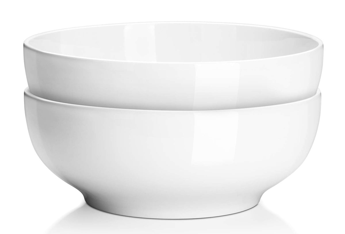 DOWAN serving bowls show off a 9.5-inch bowl for large salads and family-style meals.