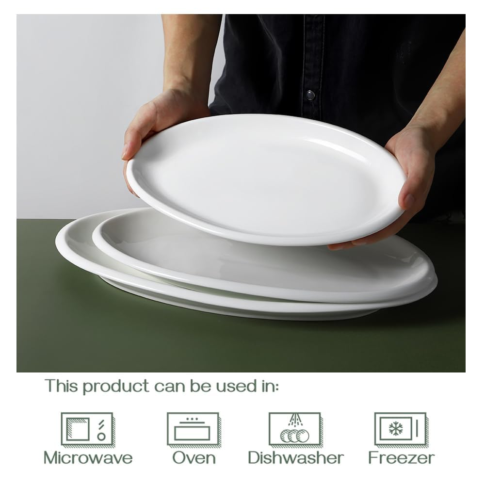 DOWAN 12-inch oval platter perfect for small bites.