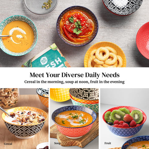 DOWAN lightweight durable bowls easy to hold during family meals
