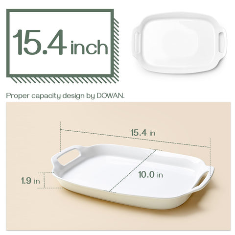 DOWAN stackable platters save cupboard space while hosting meals and parties.