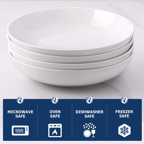 DOWAN stain-resistant ceramic finish keeps bowls looking bright after meals
