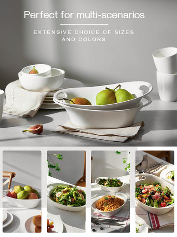 DOWAN bowls with U-shaped rim help prevent spills
