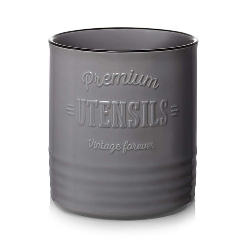 DOWAN ceramic utensil holder with large-capacity design for big utensils, keeping tools within reach.
