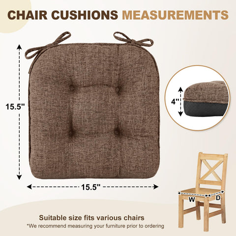 downluxe chair cushion brown microfiber cover detail for breathable comfort
