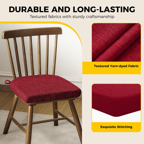 Downluxe cushions in a dining and office setup show versatile styling