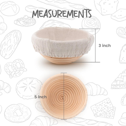 DOYOLLA 5-inch basket is easy to hand wash and dry.