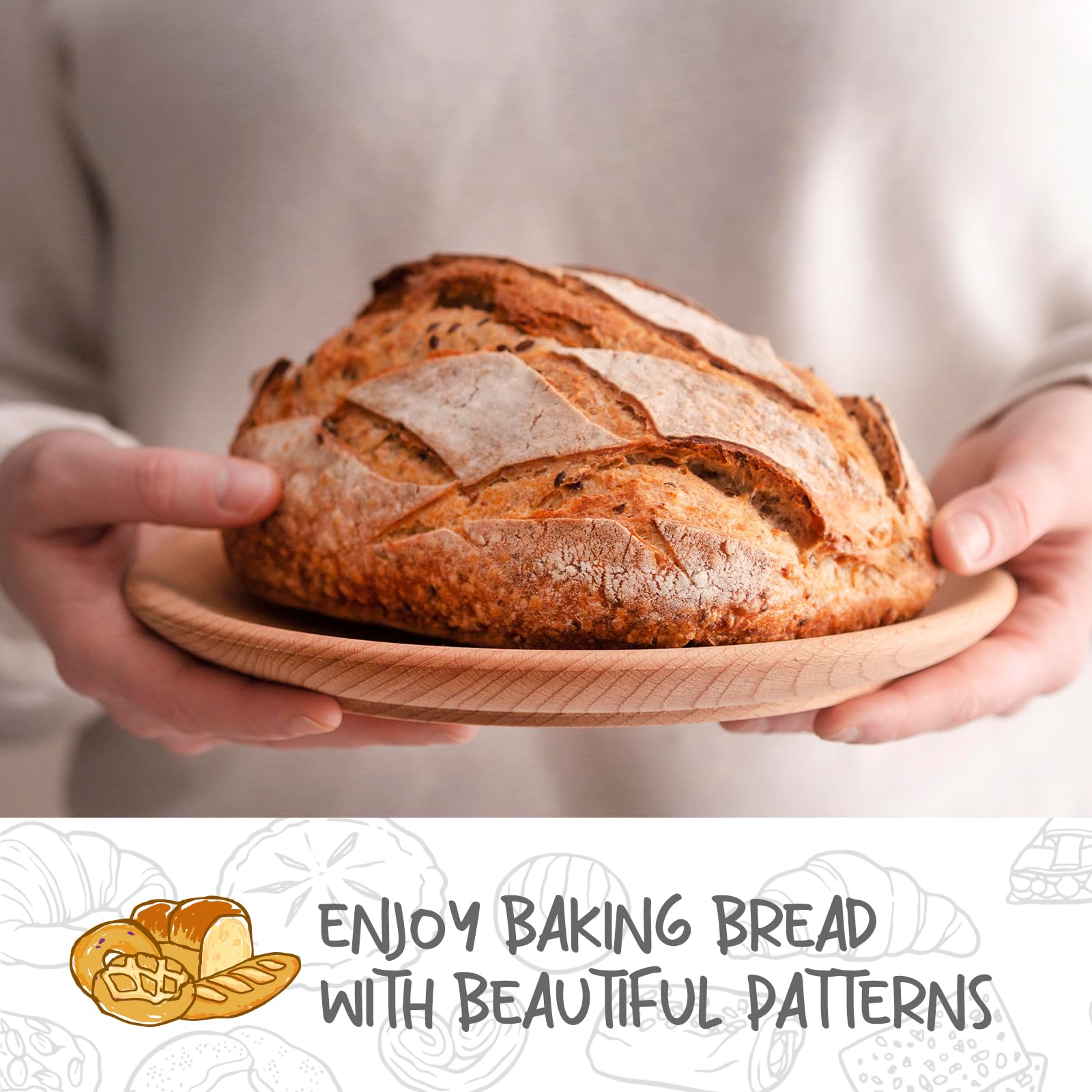 DOYOLLA home bread making setup demonstrating simple at-home proofing