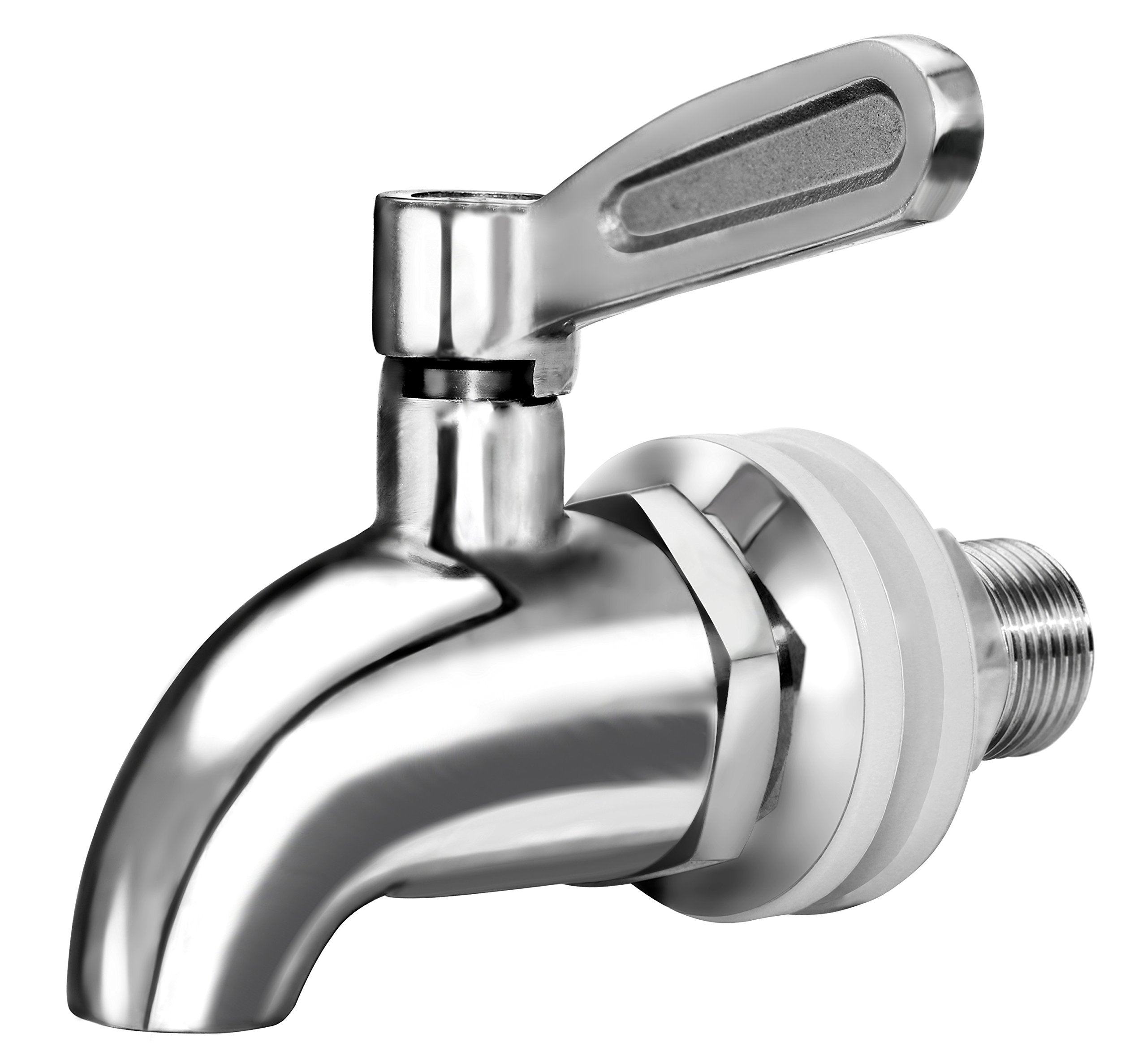 DOZYANT beverage spigot stainless close-up shows durable design for reliable pouring.