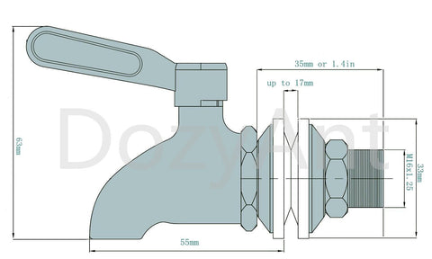 DOZYANT lead-free material promotes safer drinking and long-lasting use.