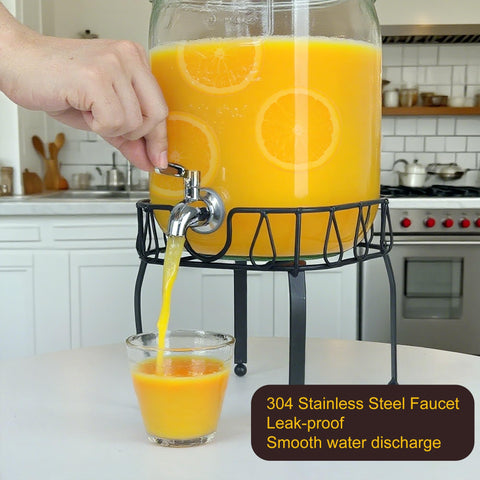 DQAXP ice cylinder keeps beverages cool without diluting flavors.