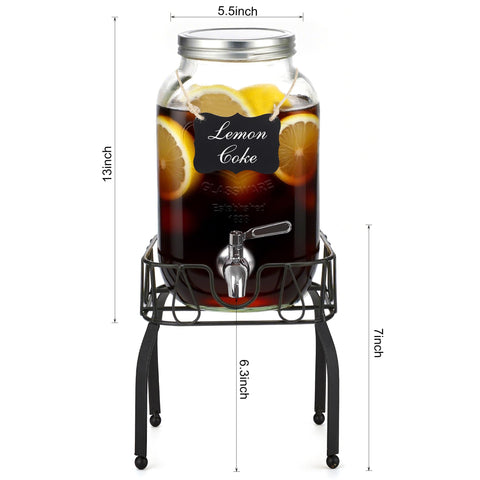DQAXP transparent dispenser on table showing colorful drinks for gatherings.