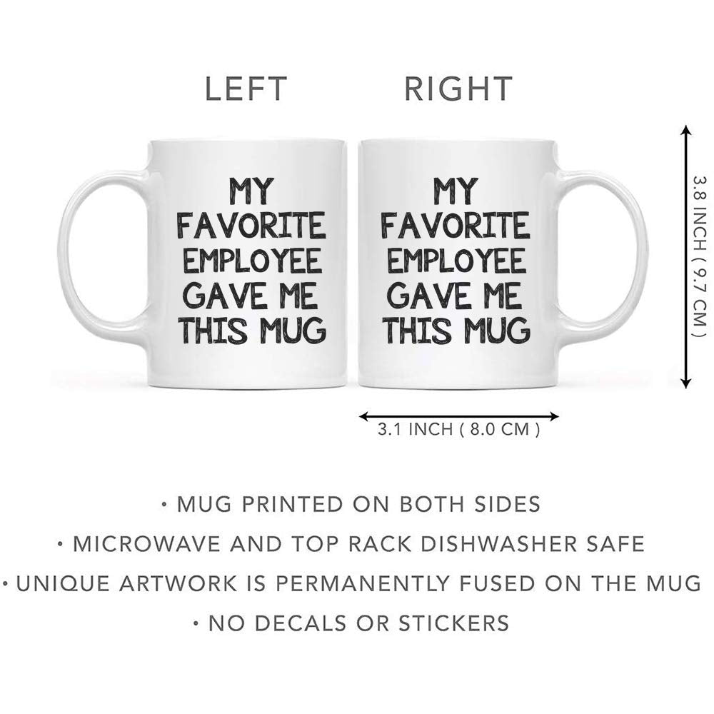 DQG CVT gag gift mug for boss ideal for birthdays and holidays