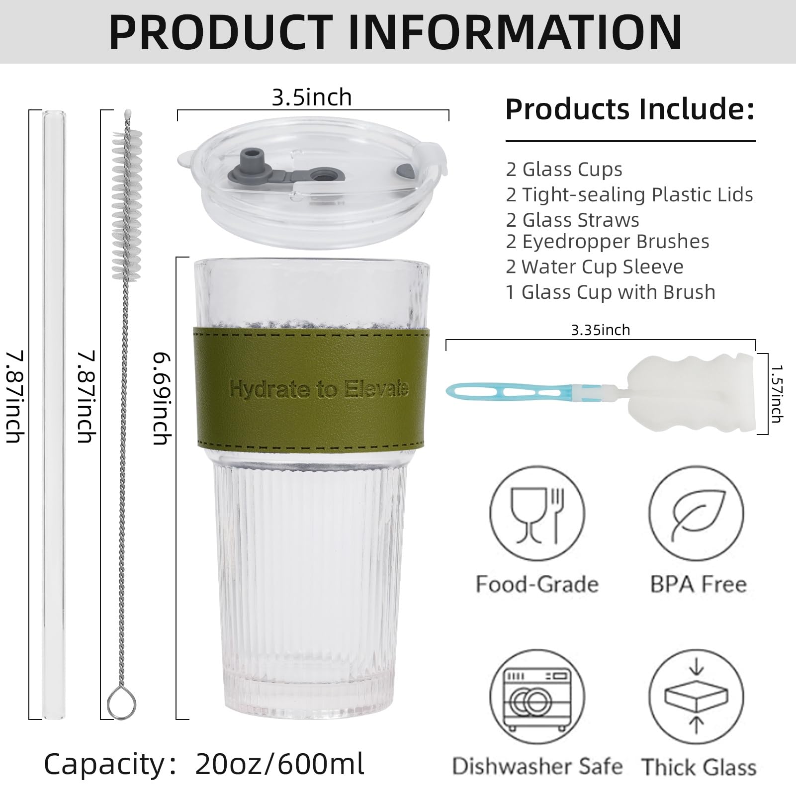 DQUKRQW glass tumbler base fits most car cup holders for safe commutes