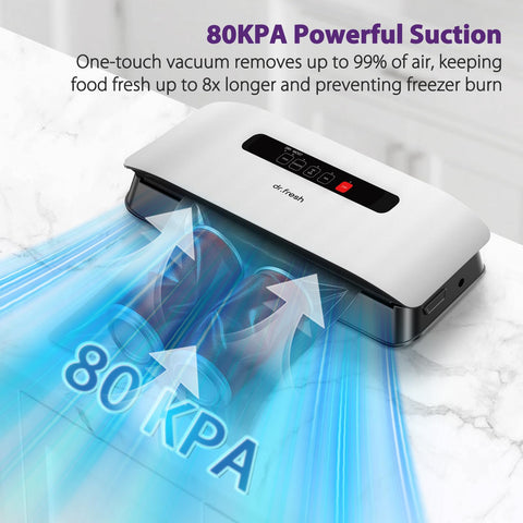 Compact, slim design fits in drawers for quiet, everyday use.