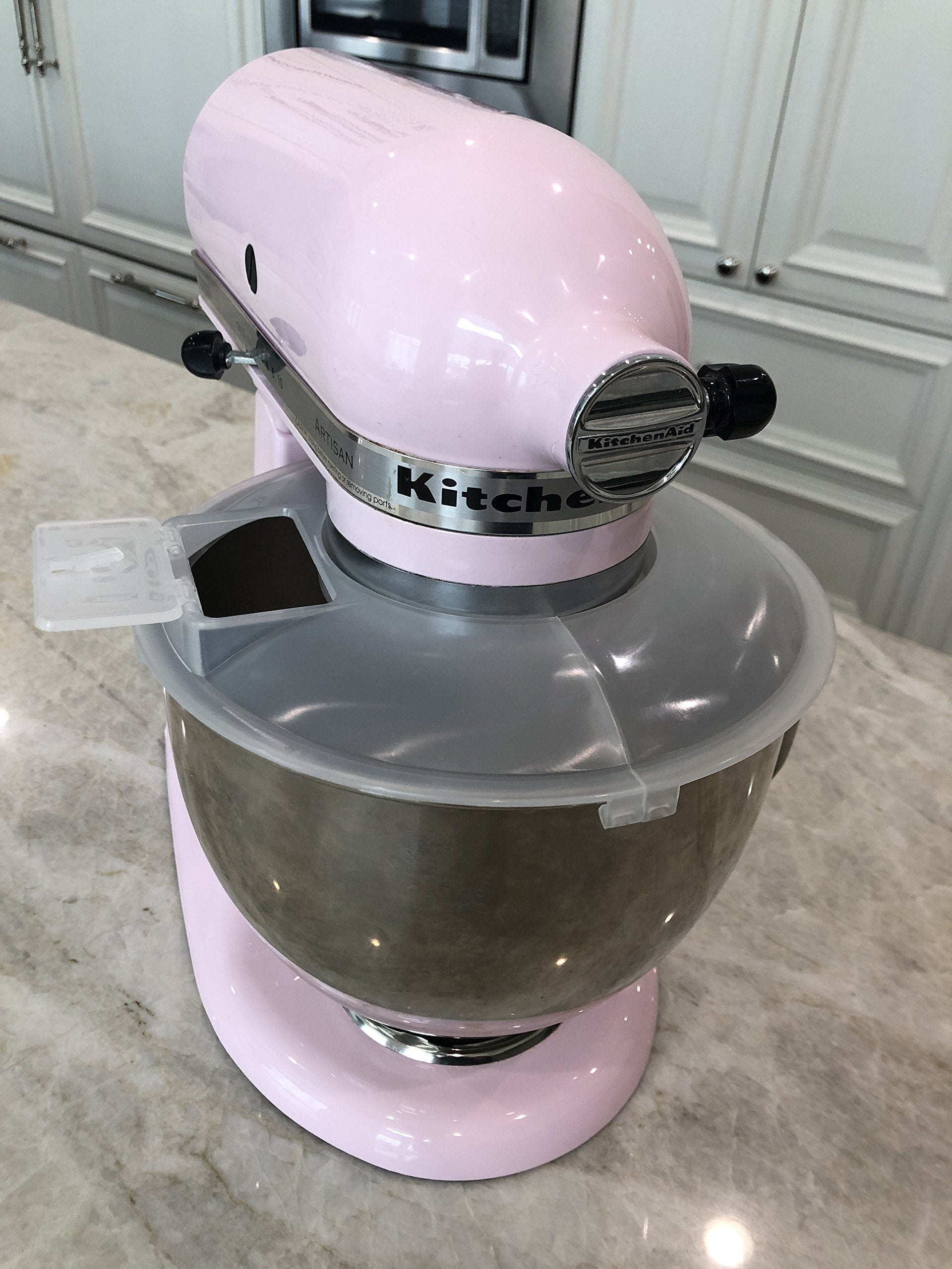 DR ORGANIZER ingredient door allows adding eggs and liquids while mixing